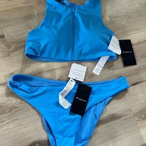 Fabletics Women's Sky Blue Bikini Set